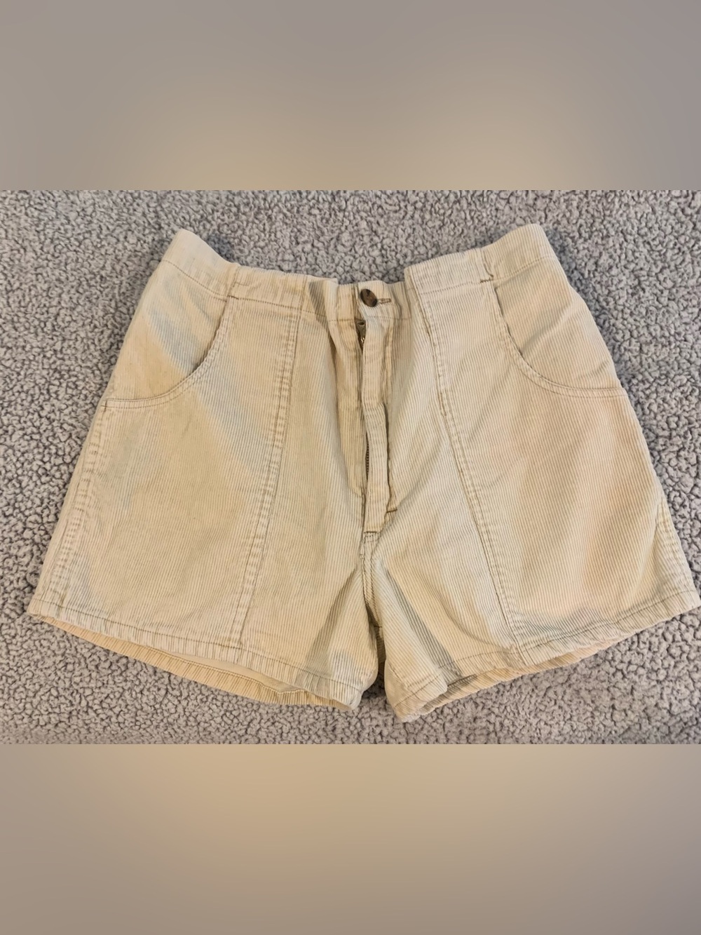 Vintage 80s Weeds Corduroy Beige Shorts Men’s size 38